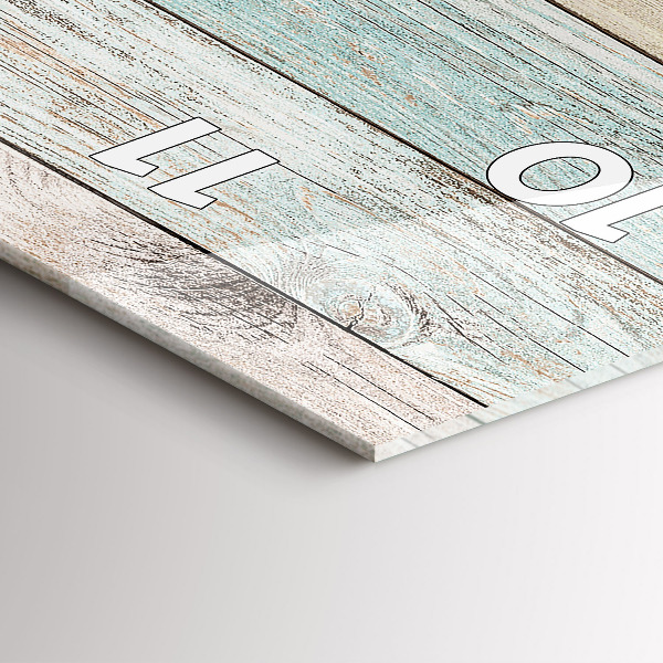 Téglalap alakú üvegóra Színes táblák