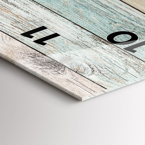 Téglalap alakú üvegóra Színes táblák