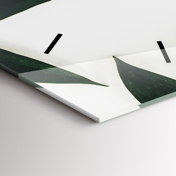 Téglalap alakú üvegóra Levélkeret