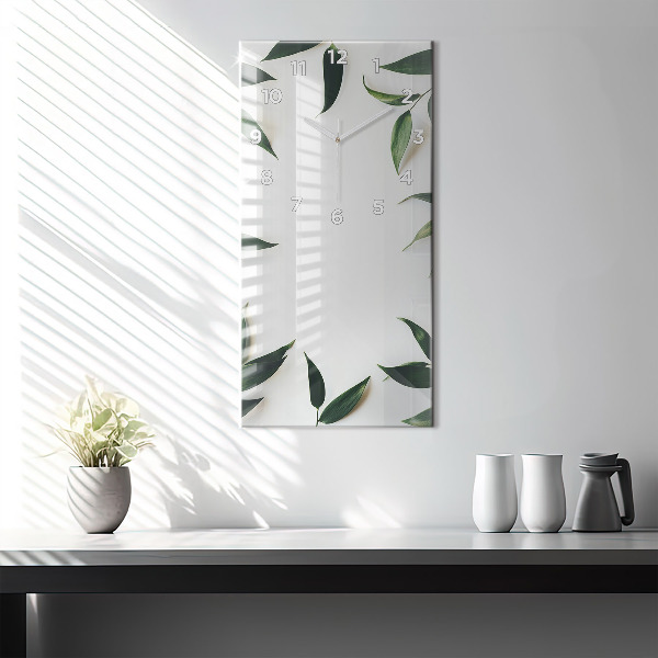 Téglalap alakú üvegóra Levélkeret