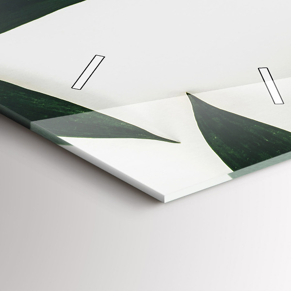 Téglalap alakú üvegóra Levélkeret