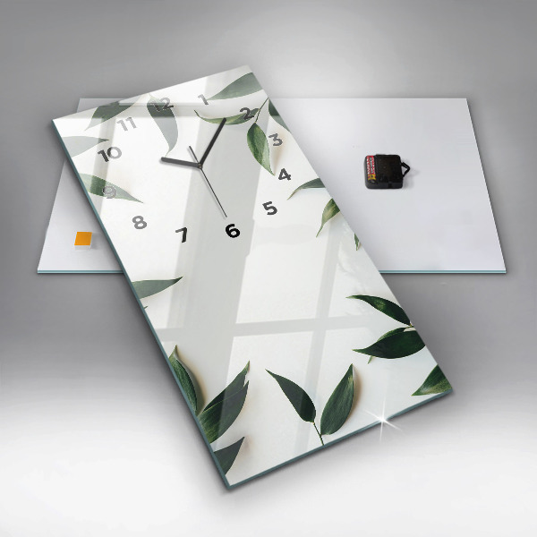 Téglalap alakú üvegóra Levélkeret