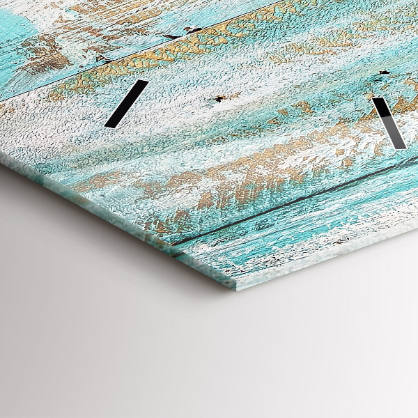 Téglalap alakú üvegóra Kék táblák