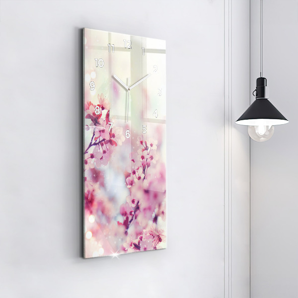 Téglalap alakú üvegóra Tavaszi virágok