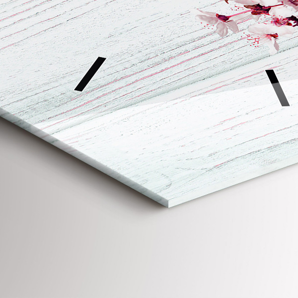 Téglalap alakú üvegóra Tavaszi virágok