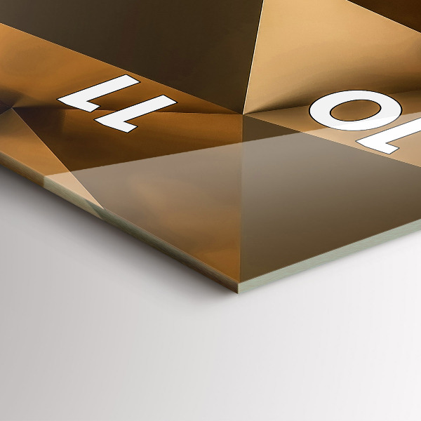 Téglalap alakú üvegóra Geometriai textúra