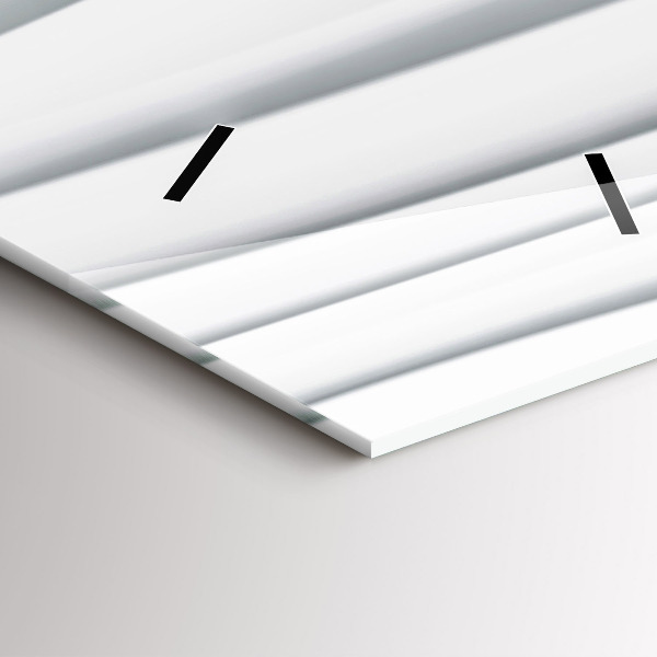 Téglalap alakú üvegóra Hullámok textúrája