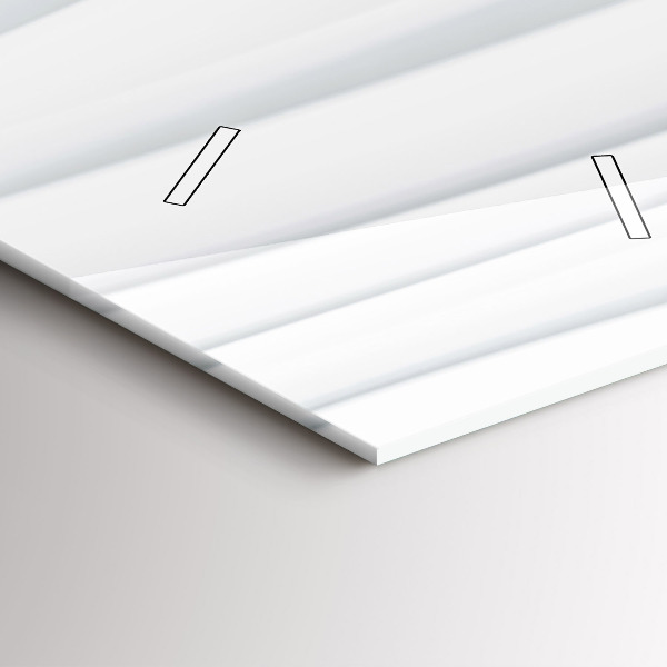 Téglalap alakú üvegóra Hullámok textúrája