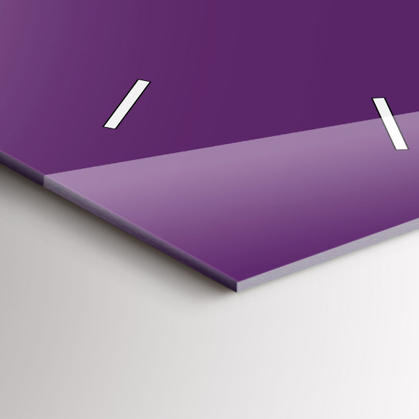 Téglalap alakú üvegóra Ibolya