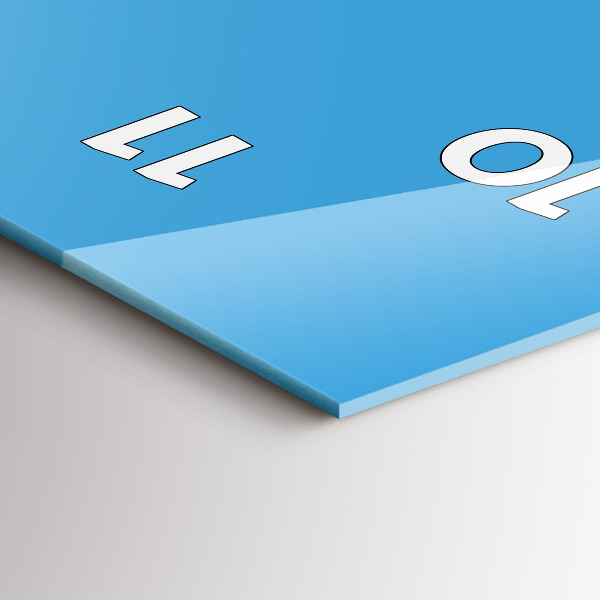 Téglalap alakú üvegóra Szín kék