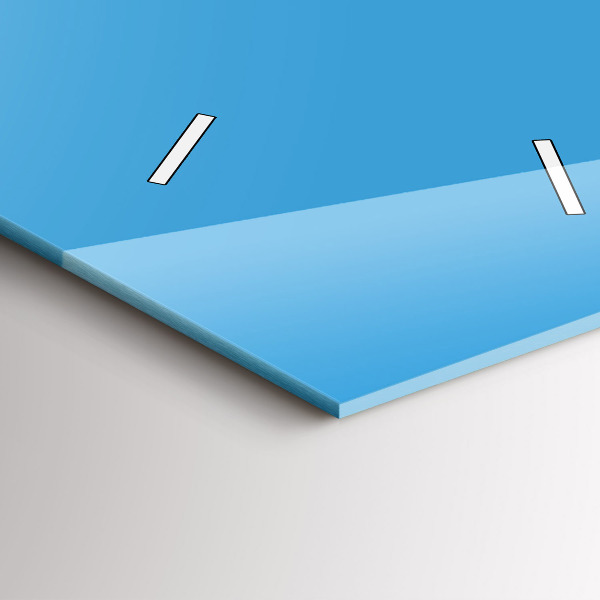 Téglalap alakú üvegóra Szín kék