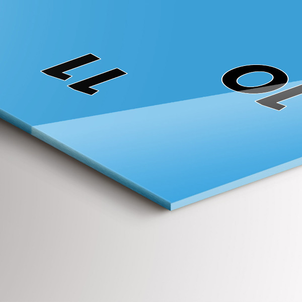 Téglalap alakú üvegóra Szín kék