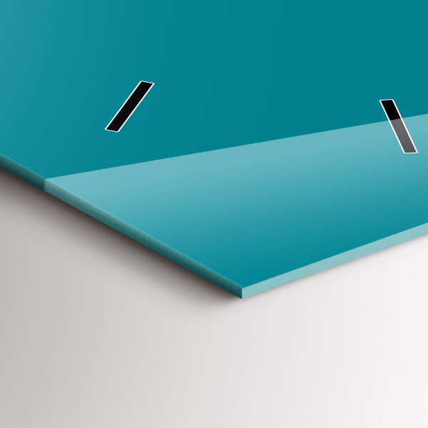 Téglalap alakú üvegóra Tenger színe