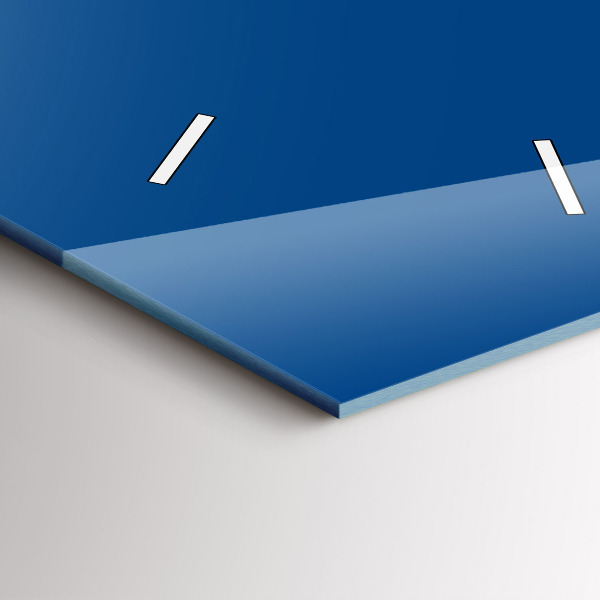 Téglalap alakú üvegóra Kék szín