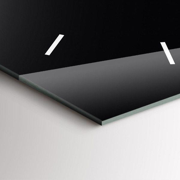 Téglalap alakú üvegóra Szín fekete