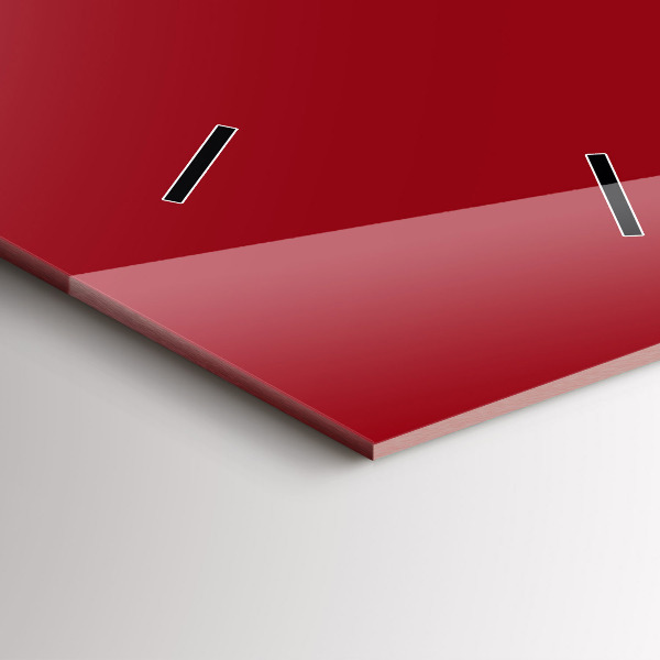 Téglalap alakú üvegóra Piros szín