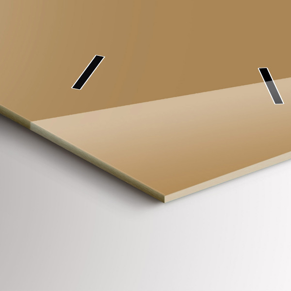 Téglalap alakú üvegóra Színe sötét bézs