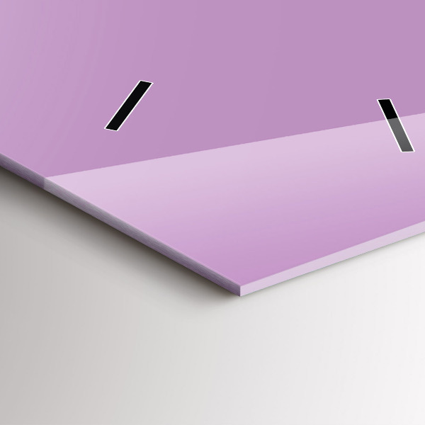 Téglalap alakú üvegóra Lila színű