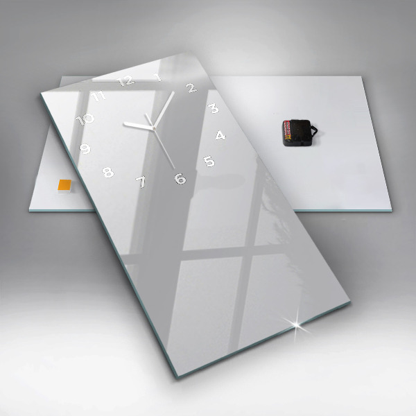 Téglalap alakú üvegóra Szín világos szürke