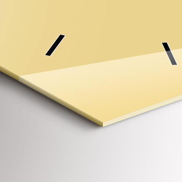 Téglalap alakú üvegóra Krém színű