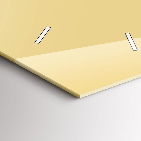 Téglalap alakú üvegóra Krém színű