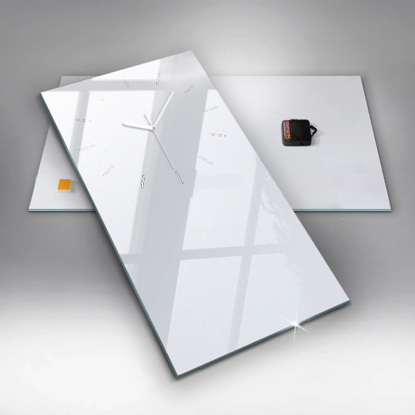 Téglalap alakú üvegóra Színe sötét fehér