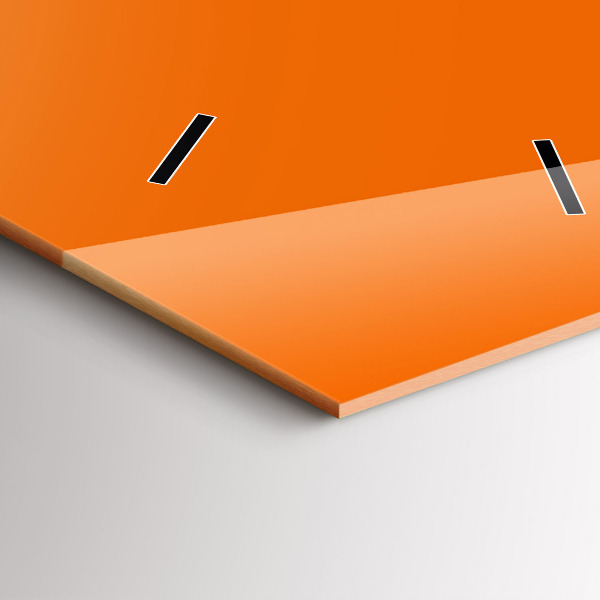 Téglalap alakú üvegóra Narancs színű