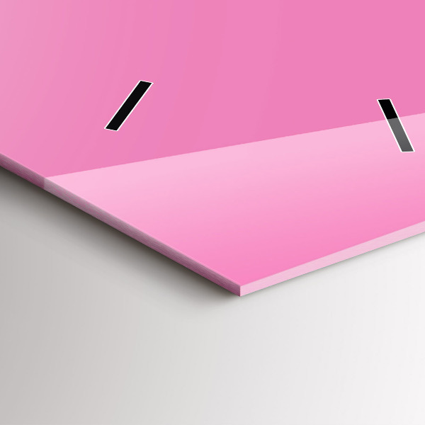 Téglalap alakú üvegóra Szín rózsaszín