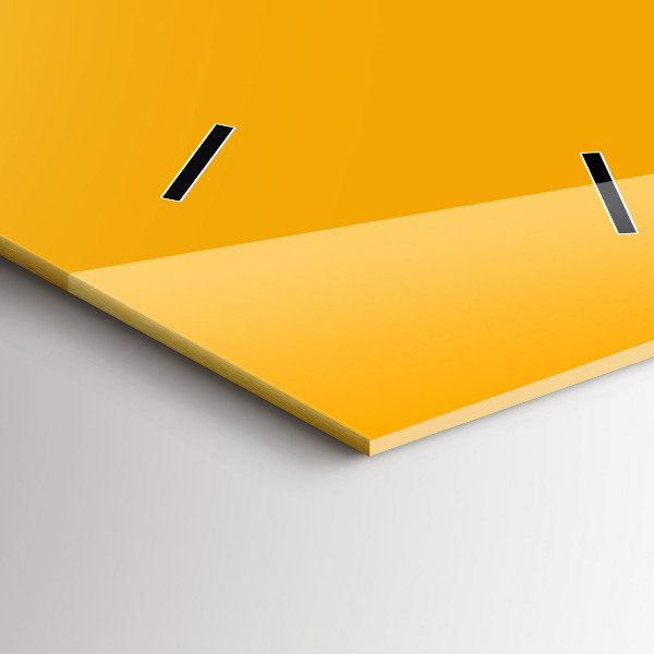 Téglalap alakú üvegóra Színe aranysárga