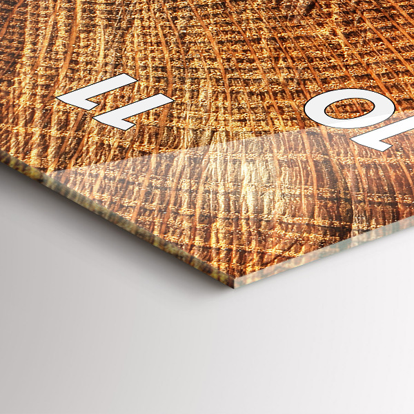 Téglalap alakú üvegóra Öreg fatönk