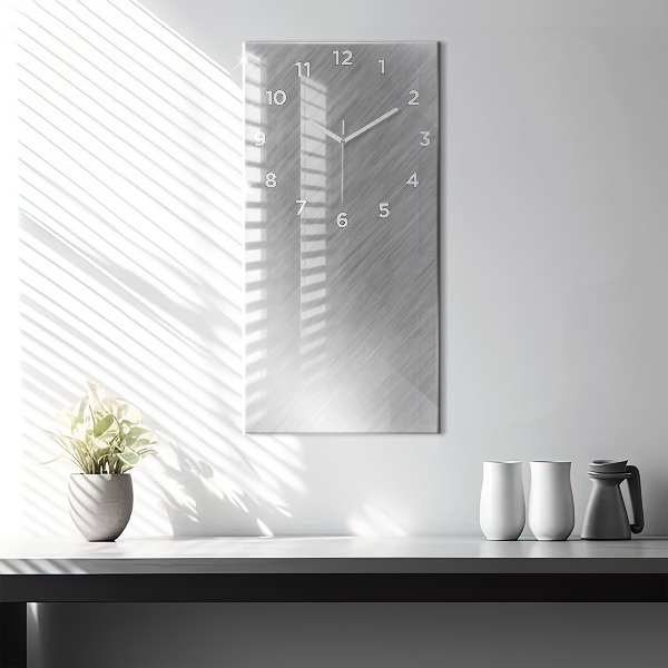 Téglalap alakú üvegóra Fém fal