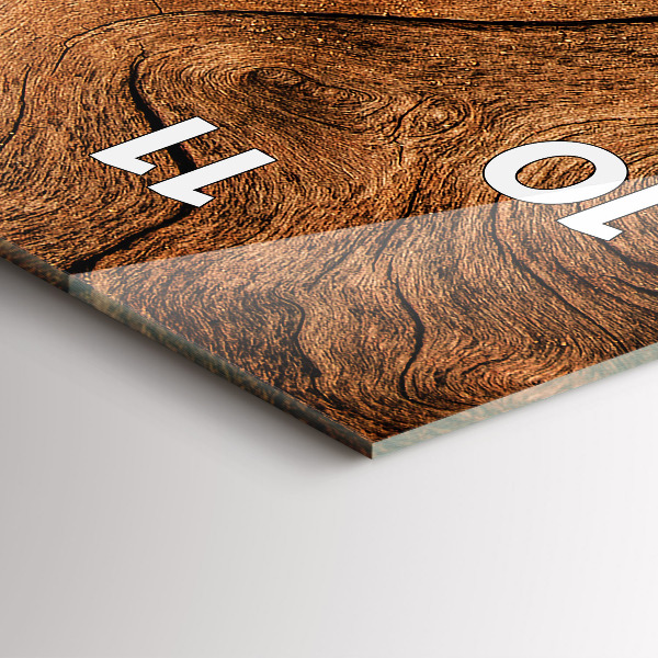 Téglalap alakú üvegóra Régi fa