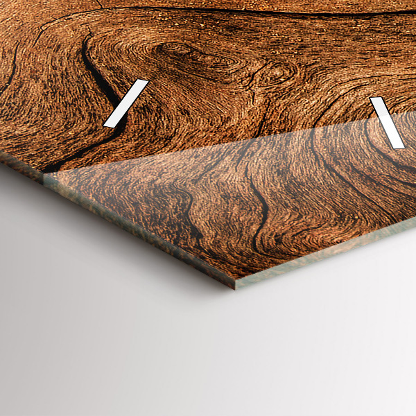 Téglalap alakú üvegóra Régi fa