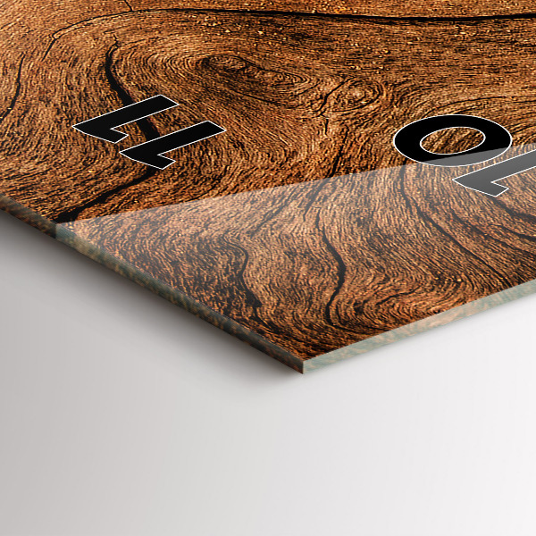 Téglalap alakú üvegóra Régi fa