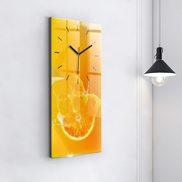 Téglalap alakú üvegóra Narancs