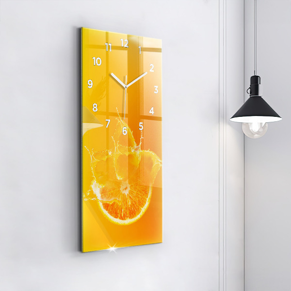 Téglalap alakú üvegóra Narancs