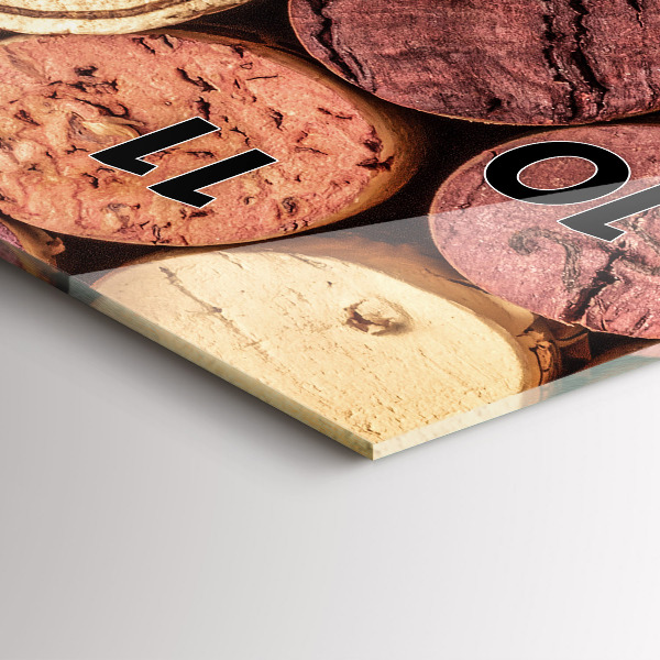 Téglalap alakú üvegóra Bordugók