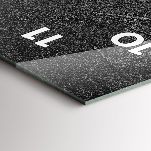 Téglalap alakú üvegóra Piros paprika