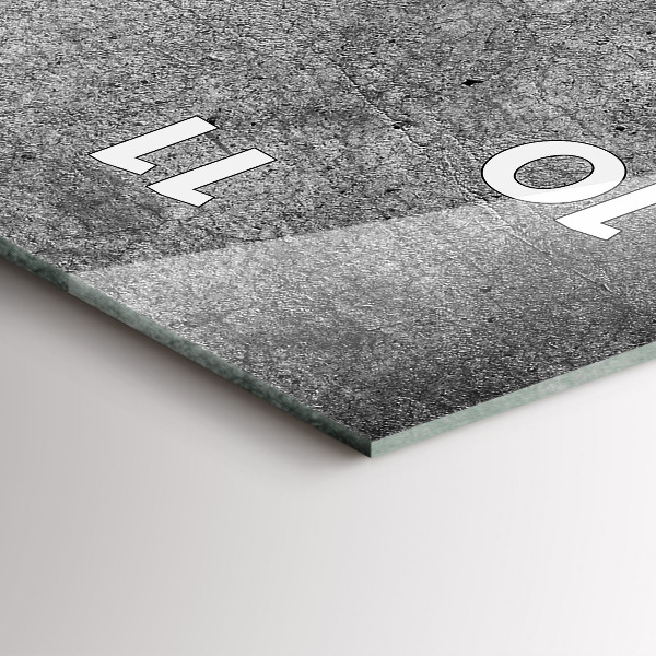 Téglalap alakú üvegóra Ipari fal