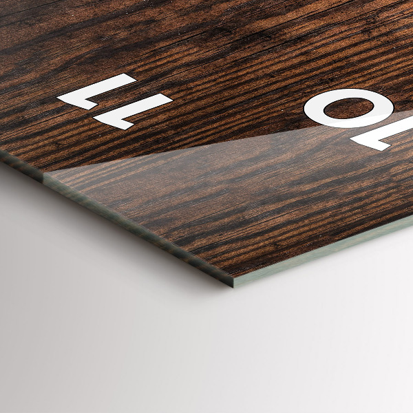 Téglalap alakú üvegóra Régi fa