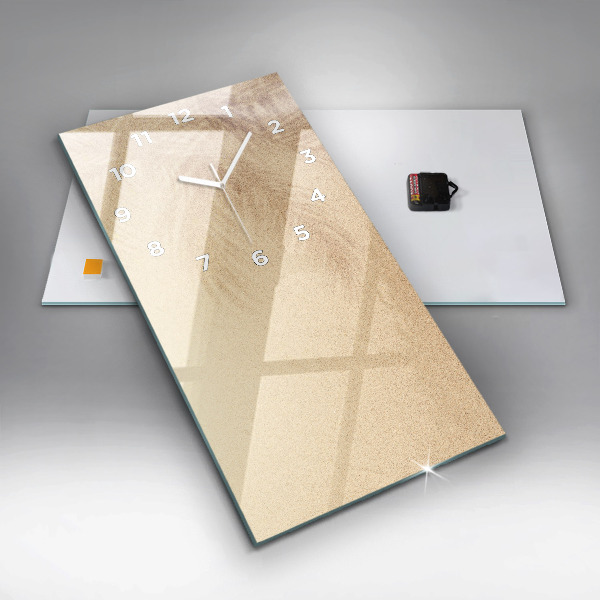 Téglalap alakú üvegóra Arany absztrakció