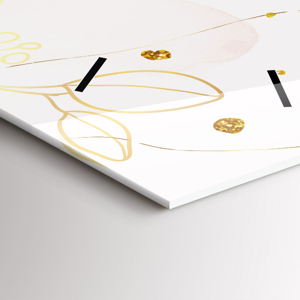 Téglalap alakú üvegóra Pasztell absztrakció