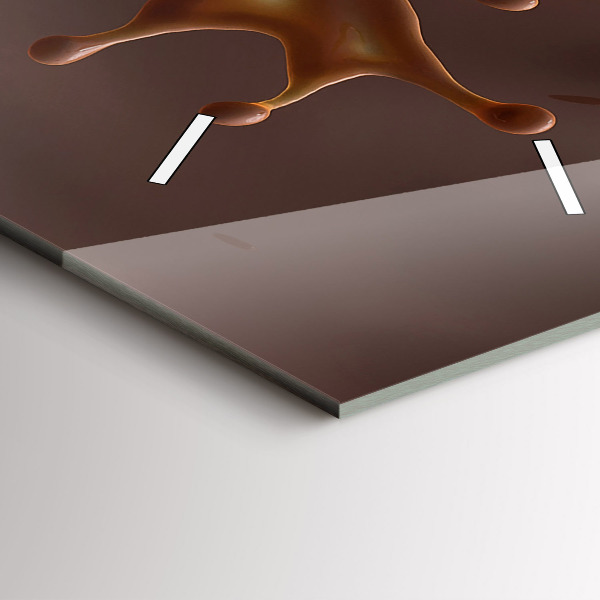 Téglalap alakú üvegóra Kakaó hullámok