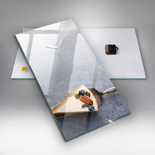 Téglalap alakú üvegóra Egy szelet tortát