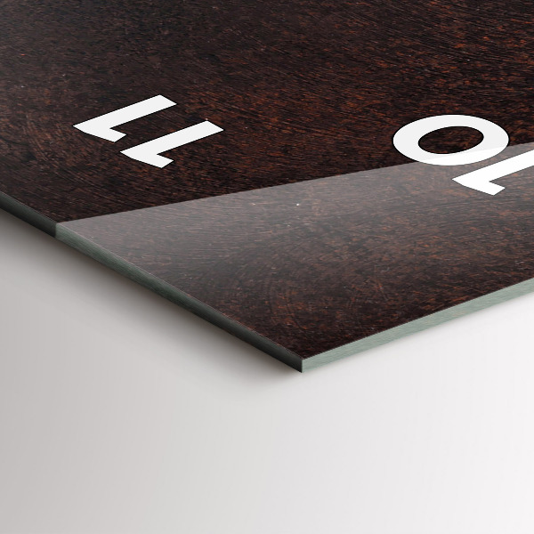 Téglalap alakú üvegóra Egy csésze kávét