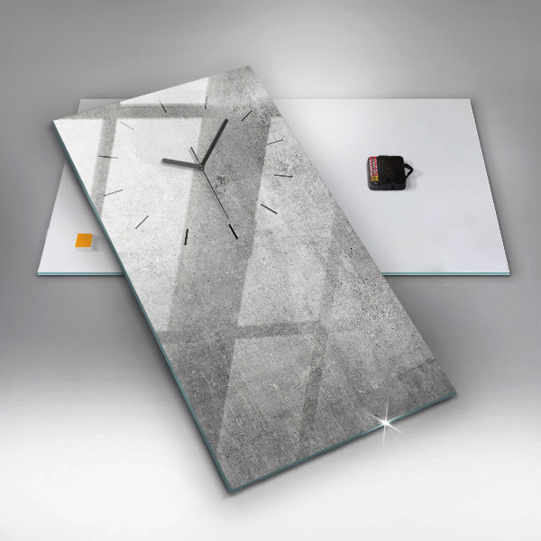 Téglalap alakú üvegóra Nyers fal