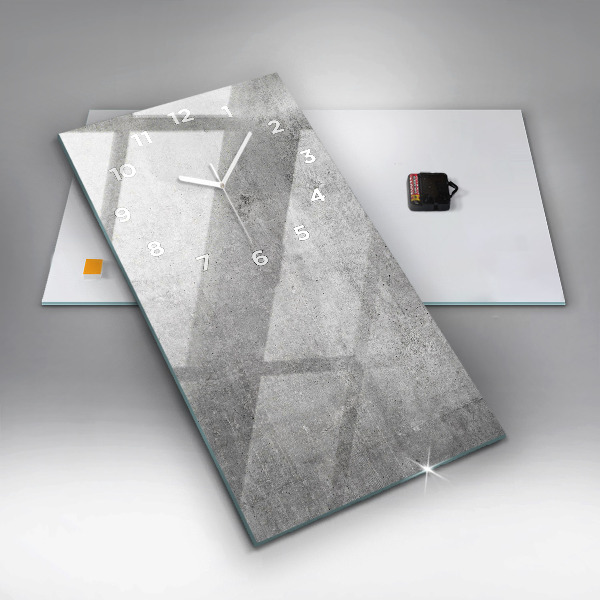 Téglalap alakú üvegóra Nyers fal