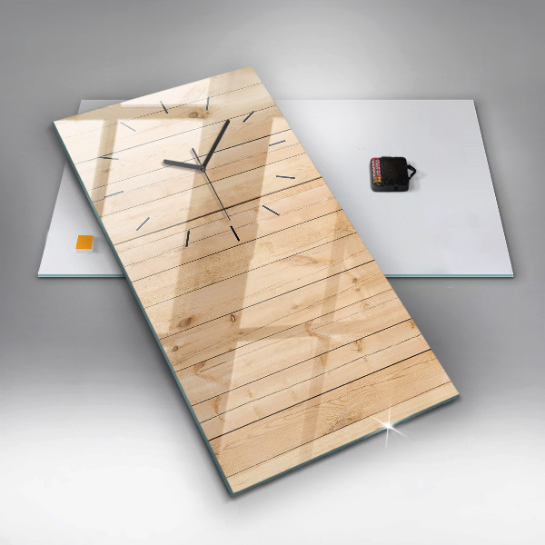 Téglalap alakú üvegóra Fa táblák
