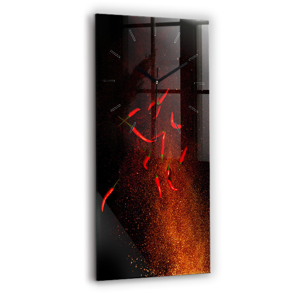 Téglalap alakú üvegóra Chili paprika