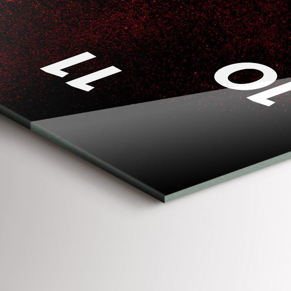 Téglalap alakú üvegóra Chili paprika